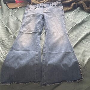 American Eagle Outfitters Light Blue Flare Jeans